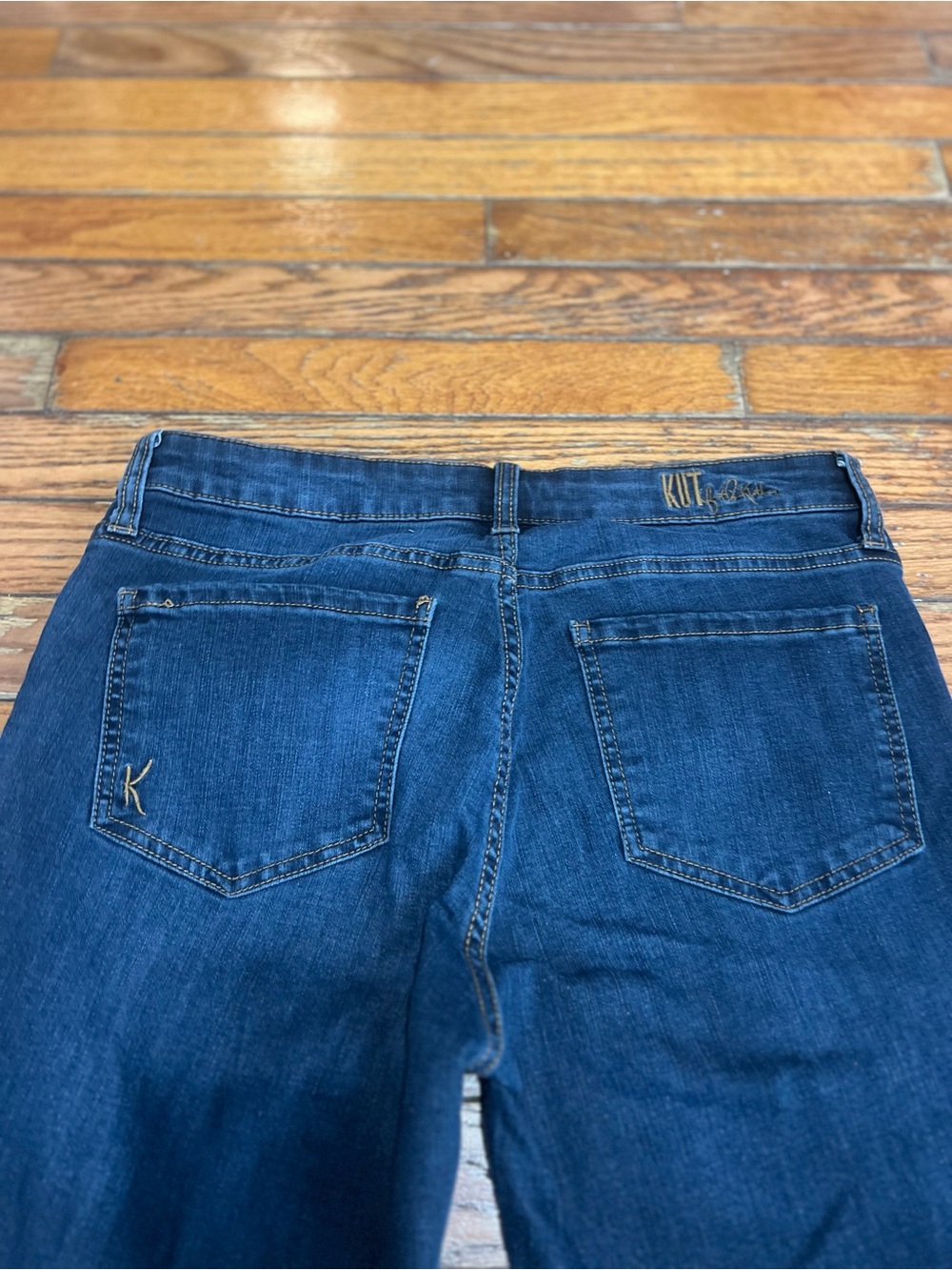 Kut from the Kloth Deep Indigo Straight-Leg Jeans - Picture 6 of 16